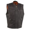 Milwaukee Leather Mens Zipper Front Leather Vest With Cool Technology 2 Milwaukee Leather Mens Zipper Front Leather Vest With Cool Technology -Hestra Clothing Store milwaukee leather men s zipper front leather vest with cool technology 107
