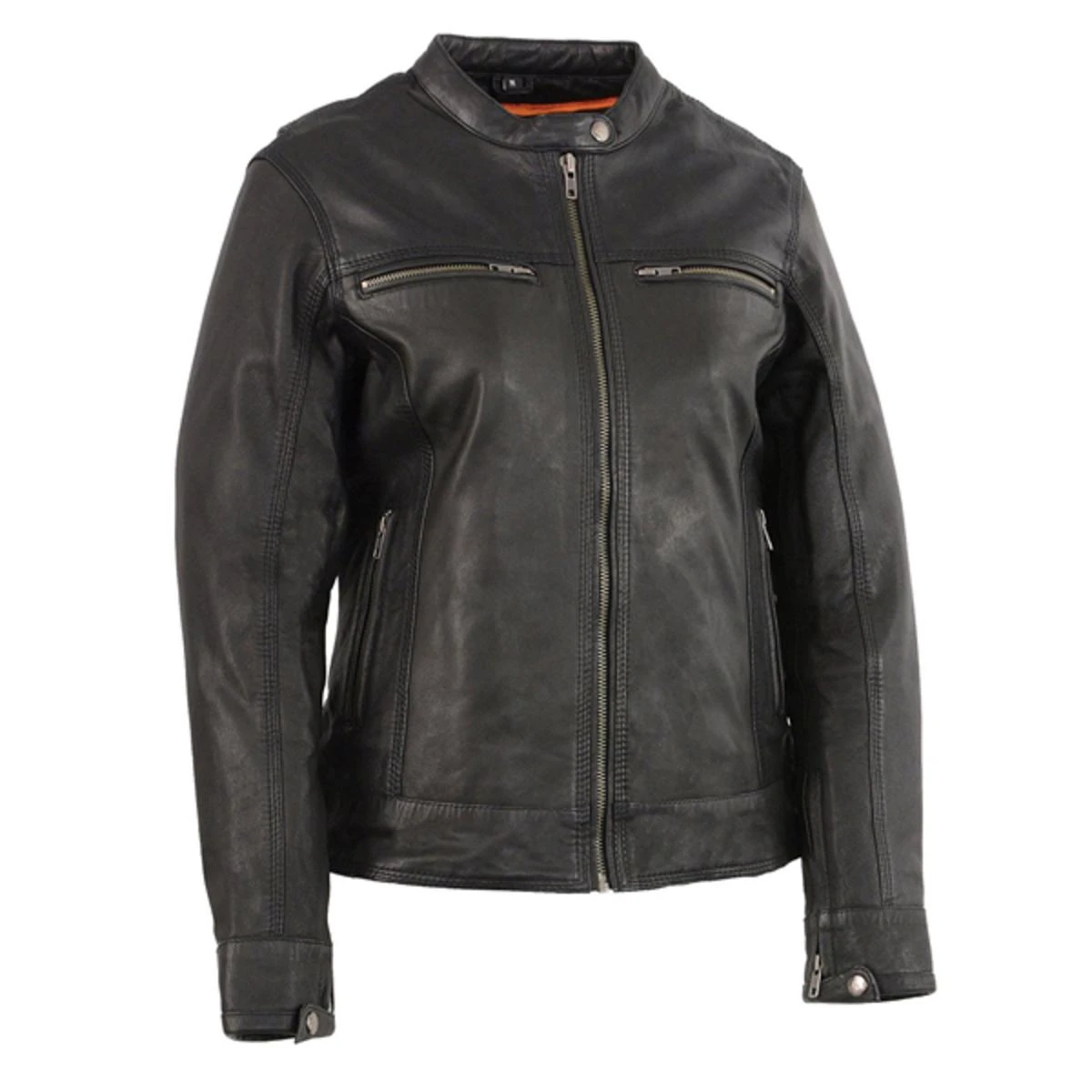 Milwaukee Leather Womens Lightweight Triple Stitch Scooter Jacket 3 Milwaukee Leather Womens Lightweight Triple Stitch Scooter Jacket