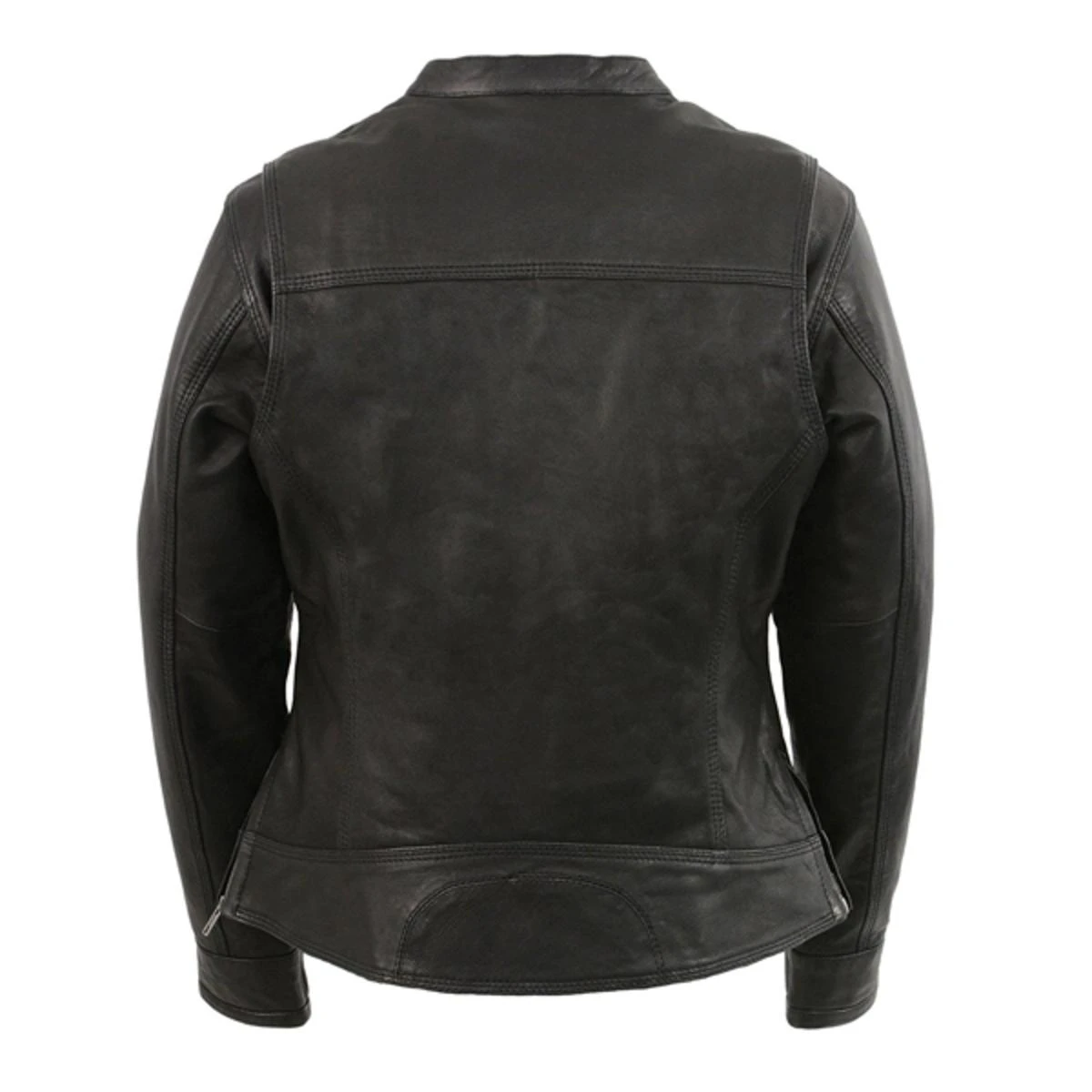 Milwaukee Leather Womens Lightweight Triple Stitch Scooter Jacket 6 Milwaukee Leather Womens Lightweight Triple Stitch Scooter Jacket - Image 4