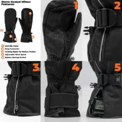 Mobile Warming 7.4V Unisex Storm Heated Mittens 18 Mobile Warming 7.4V Unisex Storm Heated Mittens -Hestra Clothing Store mobile warming 7 4v unisex storm heated mittens 180