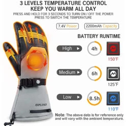 Mount Tec Explorer 5 Heated Performance 3 - Finger Ski Gloves 14 Mount Tec Explorer 5 Heated Performance 3 - Finger Ski Gloves -Hestra Clothing Store mount tec explorer 5 heated performance 3 finger ski gloves 10