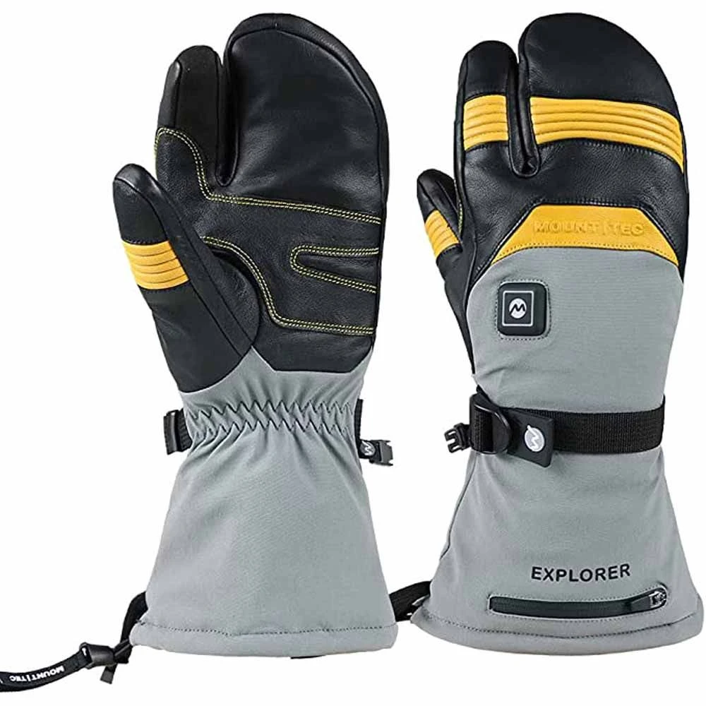 Mount Tec Explorer 5 Heated Performance 3 - Finger Ski Gloves 3 Mount Tec Explorer 5 Heated Performance 3 - Finger Ski Gloves