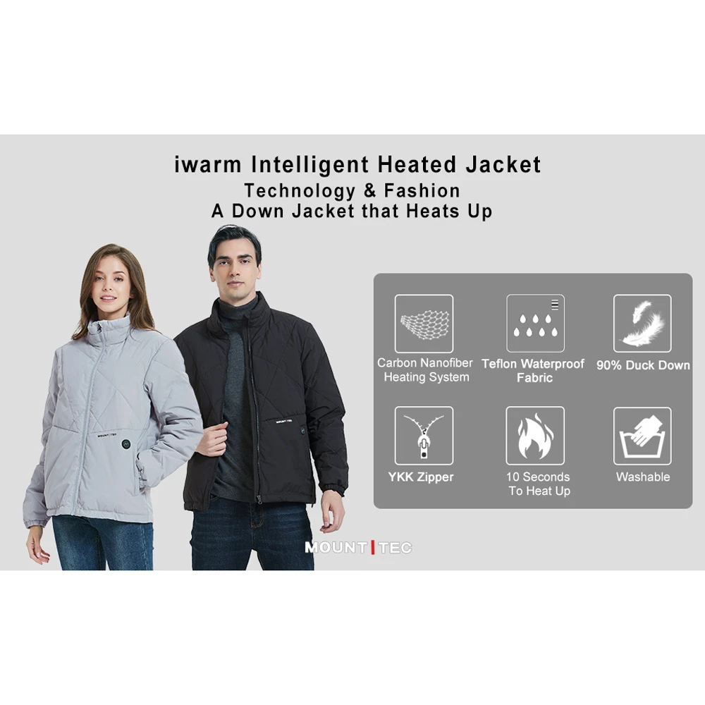 Mount Tec Iwarm 1.0 Heated Down Jacket 9 Mount Tec Iwarm 1.0 Heated Down Jacket - Image 7