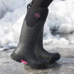 Muck Womens Arctic Ice Tall Arctic Grip A.T. Rubber Boots -Hestra Clothing Store muck women s arctic ice tall arctic grip a t rubber boots 110