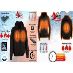 NexGen Heat Mens Fiery Heated Hoodie -Hestra Clothing Store nexgen heat men s fiery heated hoodie 41