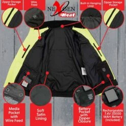 NexGen Heat Mens Sledge High-Viz Textile Heated Jacket 12 NexGen Heat Mens Sledge High-Viz Textile Heated Jacket -Hestra Clothing Store nexgen heat men s sledge high viz textile heated jacket 19