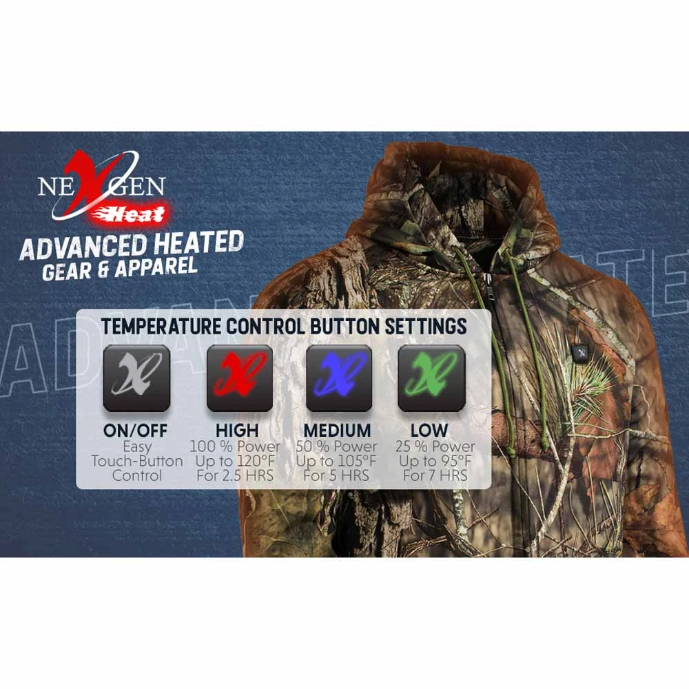 Nexgen Heat Womens 7V Heated Zipper Hoodie 10 Nexgen Heat Womens 7V Heated Zipper Hoodie - Image 8