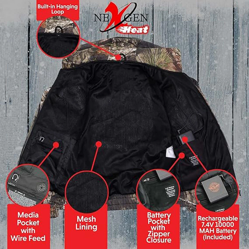 Nexgen Heat Womens 7V Heated Zipper Hoodie 5 Nexgen Heat Womens 7V Heated Zipper Hoodie - Image 3