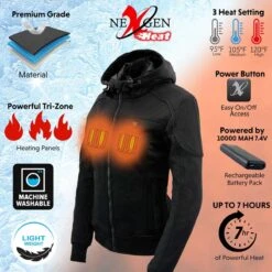 NexGen Heat Womens Igniter Soft-Shell Heated Hooded Jacket 11 NexGen Heat Womens Igniter Soft-Shell Heated Hooded Jacket -Hestra Clothing Store nexgen heat women s igniter soft shell heated hooded jacket 44