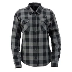 NexGen Heat Womens Standard Bonnie Flannel Long Sleeve Heated Shirt