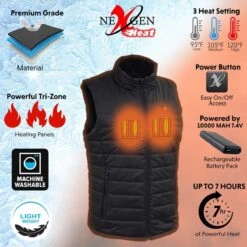 NexGen Heat Womens Puffed Textile Heated Vest 11 NexGen Heat Womens Puffed Textile Heated Vest -Hestra Clothing Store nexgen heat women s puffed textile heated vest 16