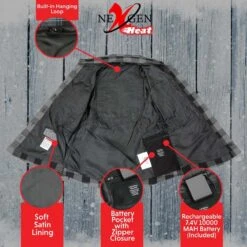 NexGen Heat Womens Standard Bonnie Flannel Long Sleeve Heated Shirt -Hestra Clothing Store nexgen heat women s standard bonnie flannel long sleeve heated shirt 41