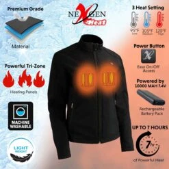 NexGen Heat Womens Storm Soft-Shell Heated Jacket 11 NexGen Heat Womens Storm Soft-Shell Heated Jacket -Hestra Clothing Store nexgen heat women s storm soft shell heated jacket 44
