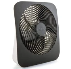 O2Cool Treva 10in Battery Operated Portable Fin Fan With AC Adapter