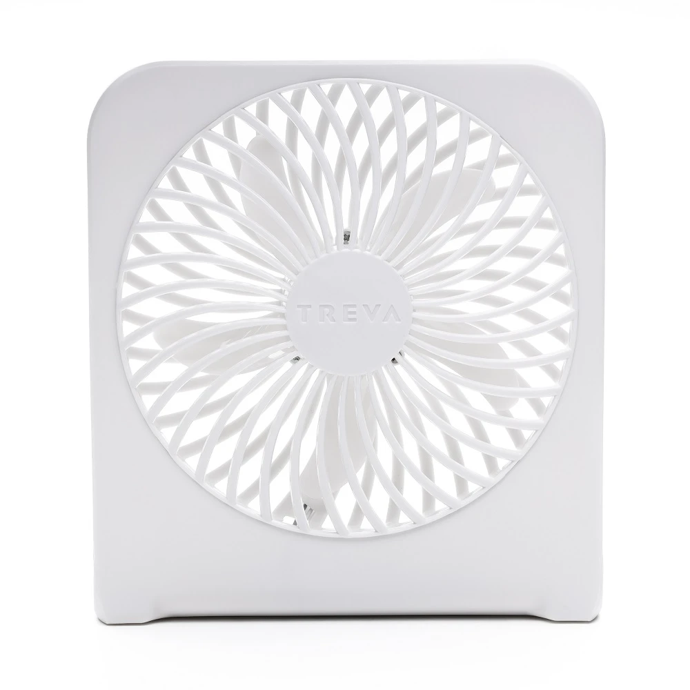 O2 Cool Treva 5 Inch Desk Fan Plus - White 3 O2 Cool Treva 5 Inch Desk Fan Plus - White