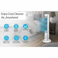 Ontel Arctic Air Tower Plus Indoor Evaporative Cooler -Hestra Clothing Store ontel arctic air tower plus indoor evaporative cooler 12