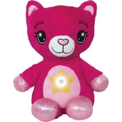 Ontel Star Belly Dream Lites Stuffed Animal Night Light - Pretty Pink Kitty -Hestra Clothing Store ontel star belly dream lites stuffed animal night light pretty pink kitty 129