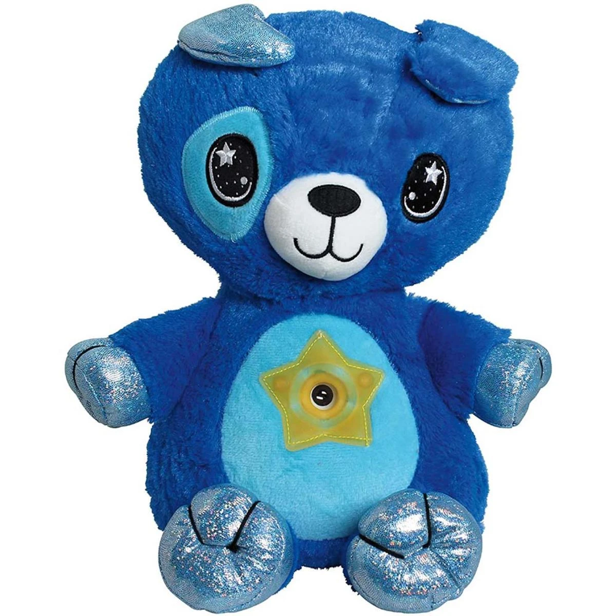 Ontel Star Belly Dream Lites Stuffed Teddy Bear With Night Light - Cuddly Blue Puppy 4 Ontel Star Belly Dream Lites Stuffed Teddy Bear With Night Light - Cuddly Blue Puppy - Image 2