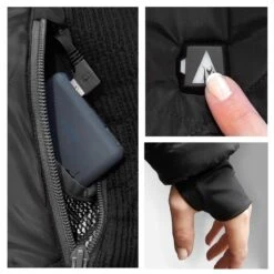 Open Box ActionHeat 5V Heated Long Puffer Jacket W/ Hood - Womens -Hestra Clothing Store open box actionheat 5v heated long puffer jacket w hood women s 869