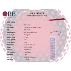 Orblife 1500W Red Light With Stand 16 Orblife 1500W Red Light With Stand -Hestra Clothing Store orblife 1500w red light with stand 83