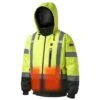 Pioneer Hi-Vis Waterproof Heated Safety Nano Bomber Jacket (Jacket Only)
