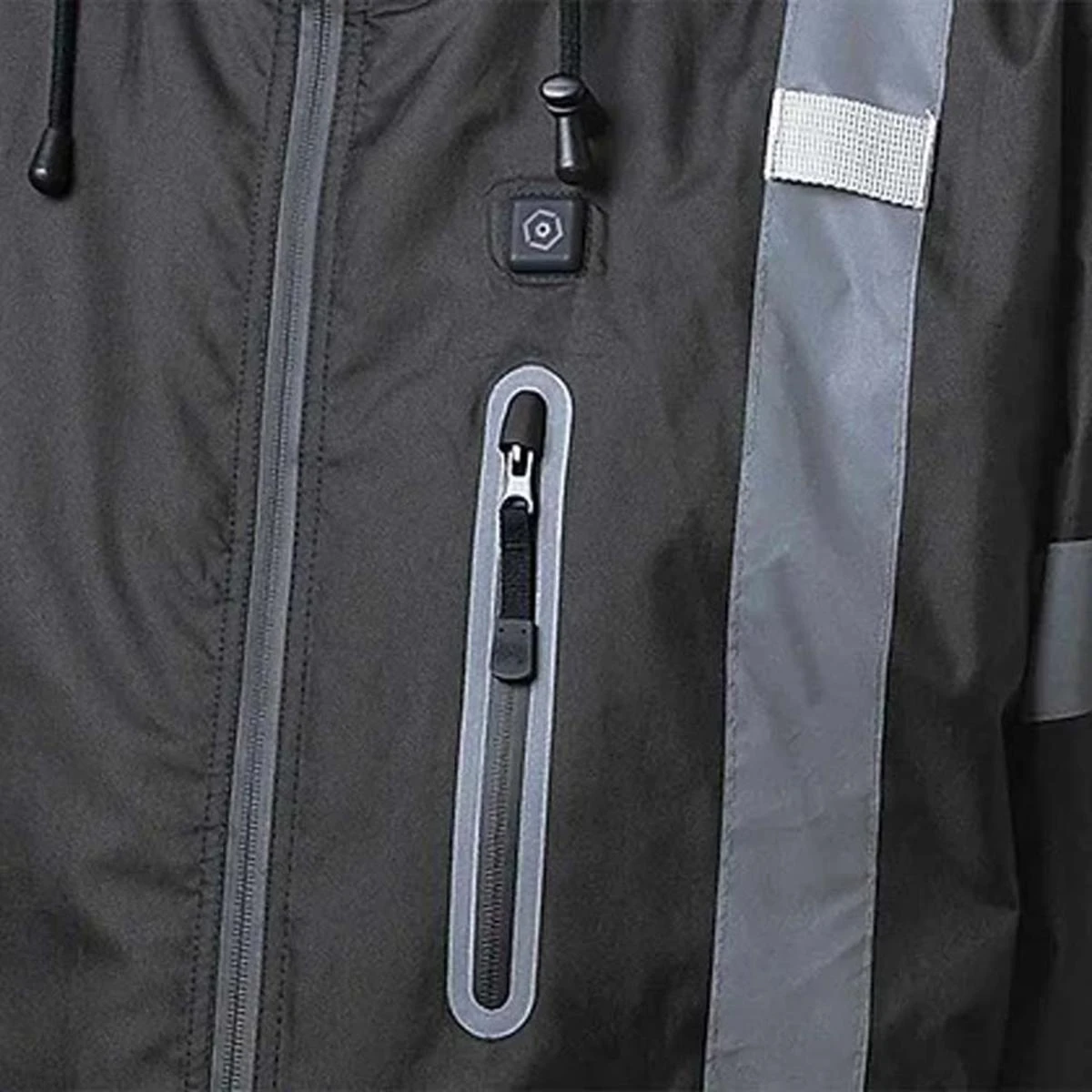 Pioneer Hi-Vis Waterproof Heated Safety Nano Bomber Jacket (Jacket Only) 11 Pioneer Hi-Vis Waterproof Heated Safety Nano Bomber Jacket (Jacket Only) - Image 9