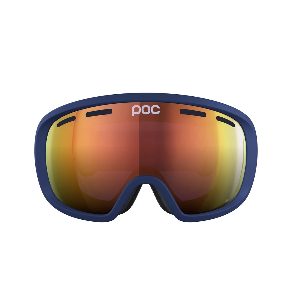 POC Fovea Ski Goggles Partly Sunny Orange Lens - Lead Blue Frame 4 POC Fovea Ski Goggles Partly Sunny Orange Lens - Lead Blue Frame - Image 2