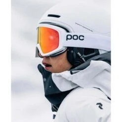 POC Opsin Clarity Goggles Spektris Orange Lens - Hydrogen White Frame -Hestra Clothing Store poc opsin clarity goggles spektris orange lens hydrogen white frame 127