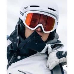 POC Opsin Clarity Goggles Spektris Orange Lens - Hydrogen White Frame -Hestra Clothing Store poc opsin clarity goggles spektris orange lens hydrogen white frame 129