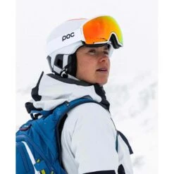 POC Orb Clarity Goggles Spektris Orange Lens - Hydrogen White Frame -Hestra Clothing Store poc orb clarity goggles spektris orange lens hydrogen white frame 127