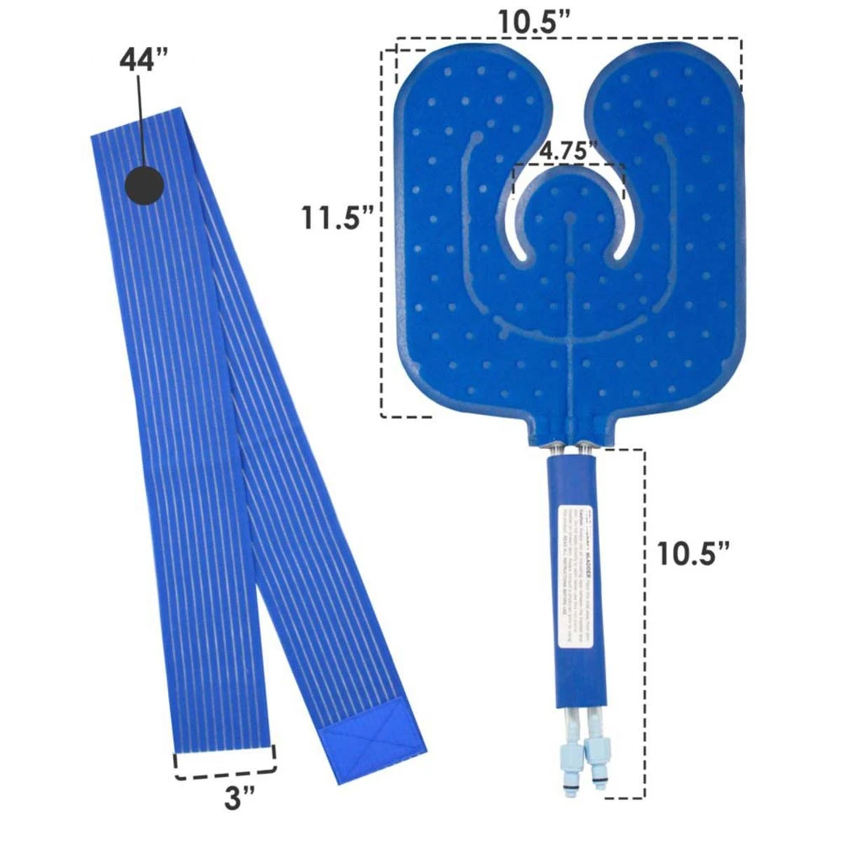Polar Products Active Ice 3.0 Cold Therapy Universal U-Shaped Therapy Pad With 3in X 44in Elastic And Velcro Belt- Cooler System NOT Included 4 Polar Products Active Ice 3.0 Cold Therapy Universal U-Shaped Therapy Pad With 3in X 44in Elastic And Velcro Belt- Cooler System NOT Included - Image 2