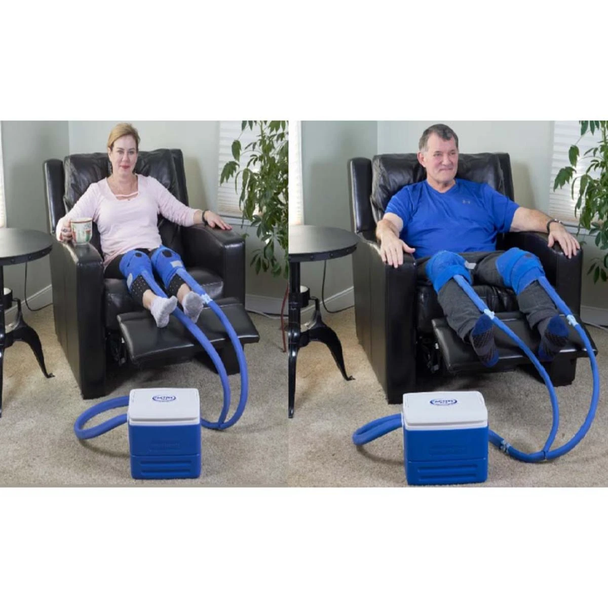 Polar Products Active Ice 3.0 Double Knee And Joint Pad Cold Therapy System With Programmable Digital Timer, 9 Quart Cooling Reservoir 5 Polar Products Active Ice 3.0 Double Knee And Joint Pad Cold Therapy System With Programmable Digital Timer, 9 Quart Cooling Reservoir - Image 3