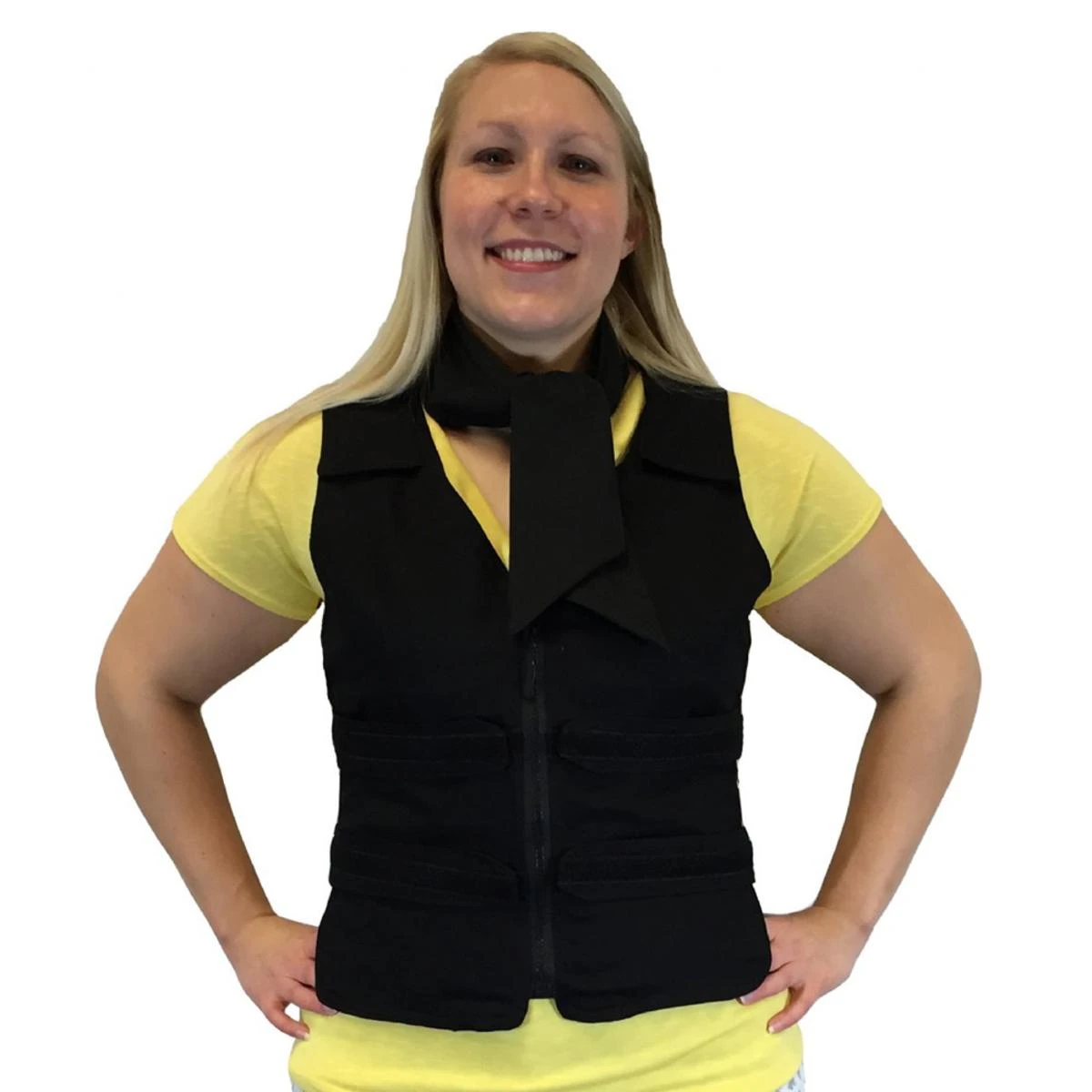 Polar Products Cool58 Phase Change Adjustable Front Zipper Cooling Vest For Size L/XL 4 Polar Products Cool58 Phase Change Adjustable Front Zipper Cooling Vest For Size L/XL - Image 2