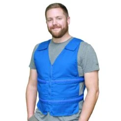 Polar Products Cool58 Phase Change Adjustable Front Zipper Cooling Vest For Size M/L -Hestra Clothing Store polar products cool58 phase change adjustable front zipper cooling vest for size m l 109