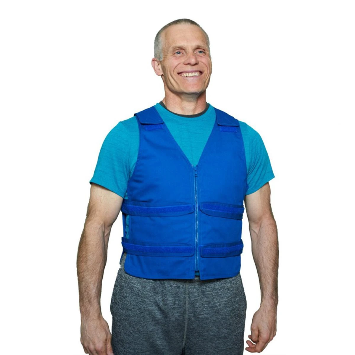 Polar Products Cool58 Phase Change Adjustable Front Zipper Cooling Vest For Sizes M/L, L/XL, XL/XXL & 2XL/3XL 3 Polar Products Cool58 Phase Change Adjustable Front Zipper Cooling Vest For Sizes M/L, L/XL, XL/XXL & 2XL/3XL