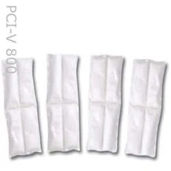 Polar Products Extra Set Of Cool58 800 Gram Industrial Vest Cooling Packs, Pack Set 4