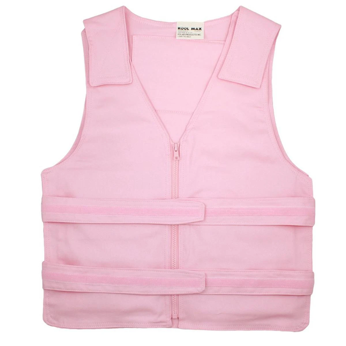Polar Products Kool Max Adjustable Front Zipper Cooling Vest For Size M/L 6 Polar Products Kool Max Adjustable Front Zipper Cooling Vest For Size M/L - Image 4