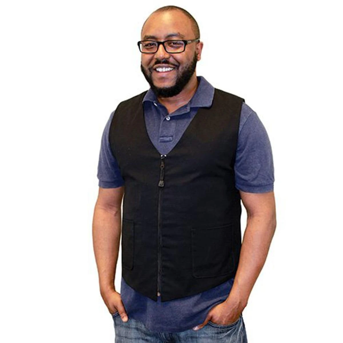 Polar Products Kool Max Mens Fashion Cooling Vest For Sizes L & XL 3 Polar Products Kool Max Mens Fashion Cooling Vest For Sizes L & XL