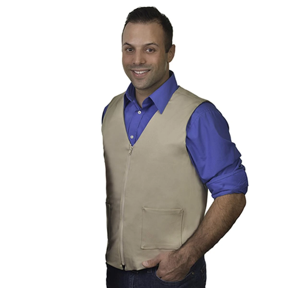 Polar Products Kool Max Mens Fashion Cooling Vest For Sizes S & M 4 Polar Products Kool Max Mens Fashion Cooling Vest For Sizes S & M - Image 2