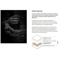 REVIT Heated Gloves Liberty H2O -Hestra Clothing Store rev it heated gloves liberty h2o 123