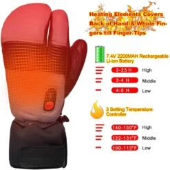 Savior Heat Unisex Battery Heated Ski Mittens -Hestra Clothing Store savior heat unisex battery heated ski mittens 126