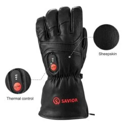 Savior Heat Unisex Electric Heated Ski Gloves -Hestra Clothing Store savior heat unisex electric heated ski gloves 112