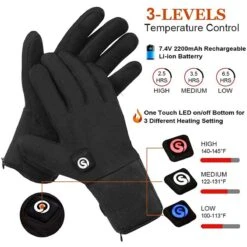 Savior Heat Unisex Electric Rechargeable Battery Heated Warm Thermal Snow Gloves -Hestra Clothing Store savior heat unisex electric rechargeable battery heated warm thermal snow gloves 121