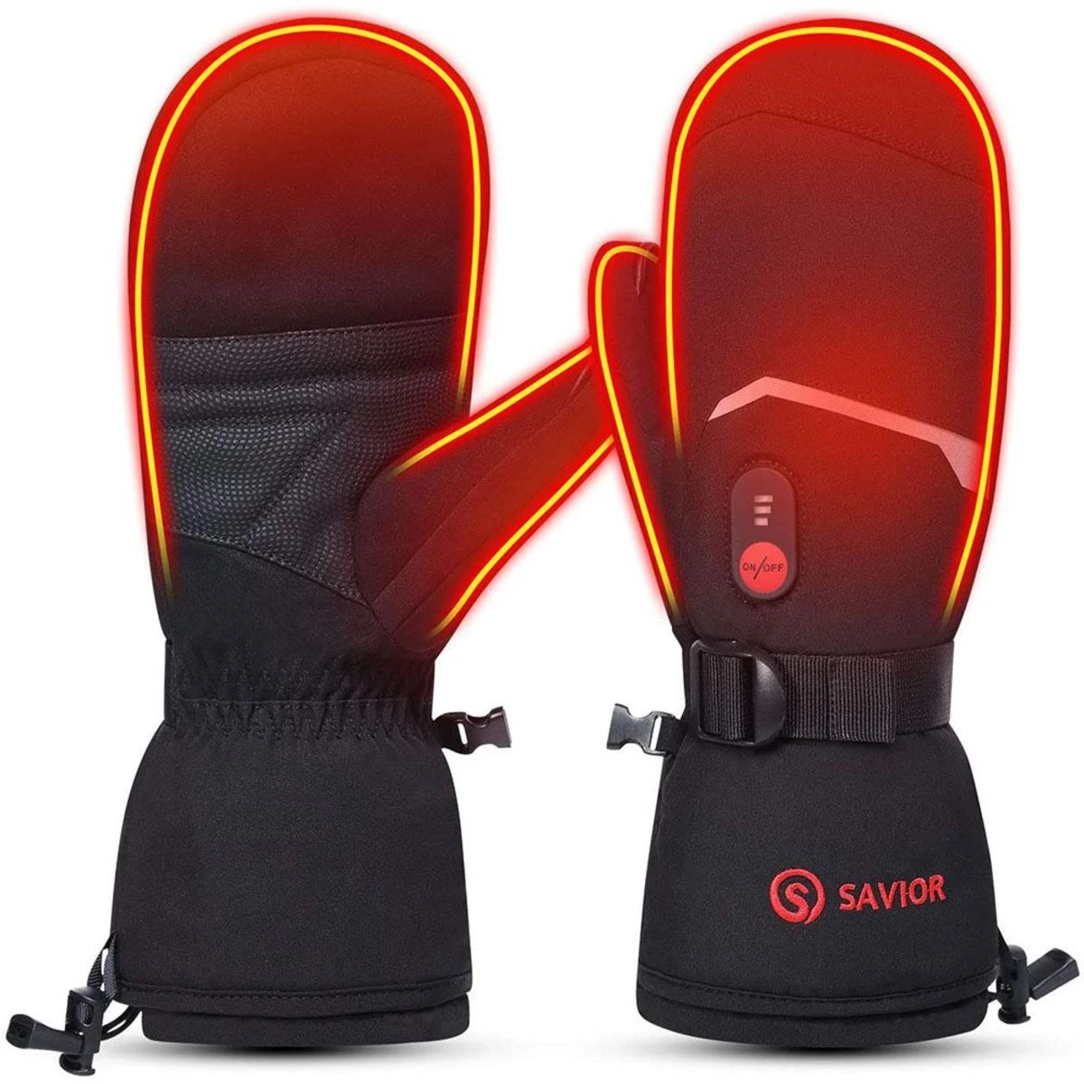 Savior Heat Unisex Rechargeable Battery Thermal Electric Heated Mittens 3 Savior Heat Unisex Rechargeable Battery Thermal Electric Heated Mittens