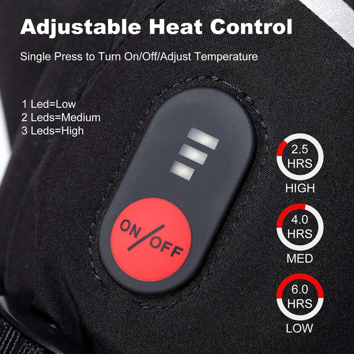 Savior Heat Unisex Rechargeable Battery Thermal Electric Heated Mittens 5 Savior Heat Unisex Rechargeable Battery Thermal Electric Heated Mittens - Image 3