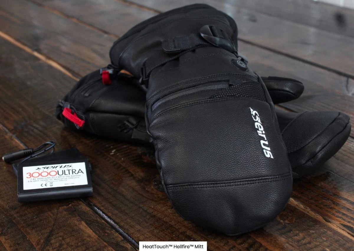 Seirus Heat Touch Hellfire Battery Heated Mittens For Men 5 Seirus Heat Touch Hellfire Battery Heated Mittens For Men - Image 3