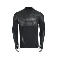 Seirus Mens Heatwave Mapped Long Sleeve 1/4 Zip Mock Top