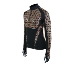 Seirus Womens Heatwave Mapped Long Sleeve 1/4 Zip Mock Top -Hestra Clothing Store seirus women s heatwave mapped long sleeve 1 4 zip mock top 118