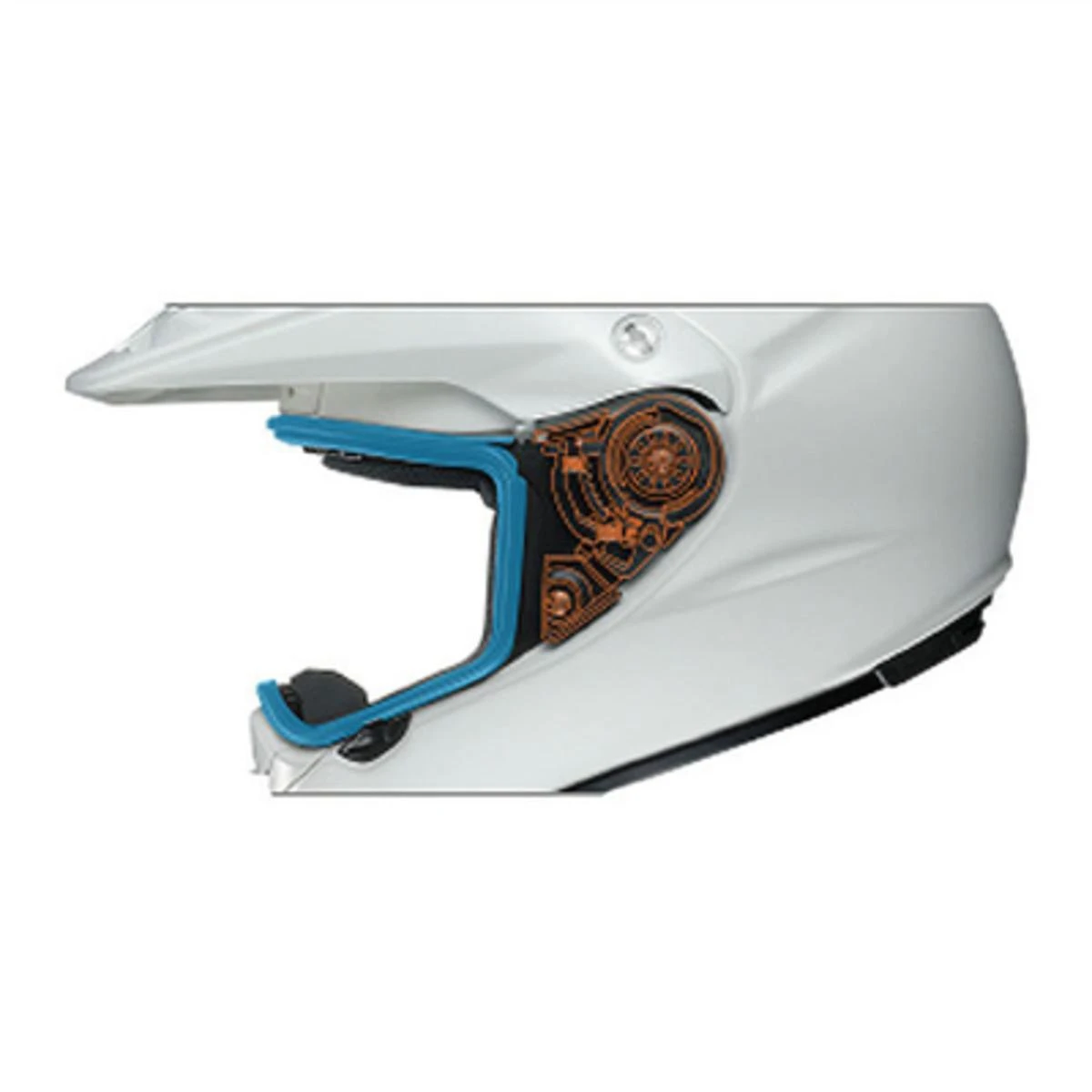 Shoei CNS-1 Base Plate Set 4 Shoei CNS-1 Base Plate Set - Image 2