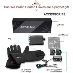 Sun Will Unisex Electric Rechargeable Battery Heated Hand Warmer Glove Liners -Hestra Clothing Store sun will unisex electric rechargeable battery heated hand warmer glove liners 143